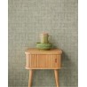 Eijffinger|Rustic ethnic wallpaper with checked sackcloth in aqua green|Checkered
