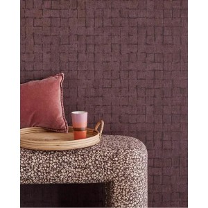Casadeco|Contemporary black wallpaper with texture|Ethnic 2
