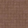 Eijffinger|Papier peint ethnique rustique toile à carreaux terracotta|Imitation Raphia