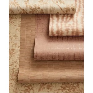 Eijffinger|Ethnic wallpaper with checked sackcloth in taupe brown|Checkered 2