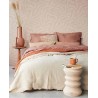 Eijffinger|Modern wallpaper with ethnic geometric lines in rosy beige|Wallpaper
