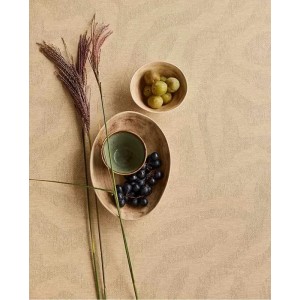 Grandeco|Gold-brown flowers, branches and leaves wallpaper|Ethnic 2