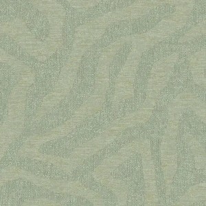 Casadeco|Emerald green muslin fabric wallpaper|Green