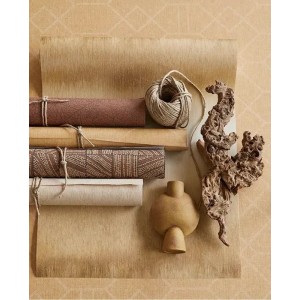 Grandeco|Moderne geometrische grau-braune Tapete|Geometrisch 2