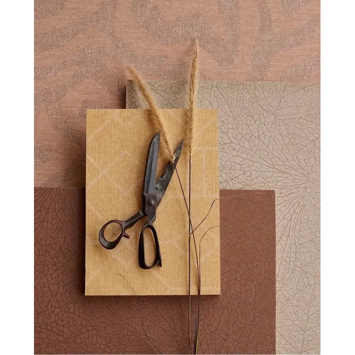 Papel pintado tapiz geométrico amarillo ocre escandinavo - Eijffinger Embrace 324015