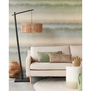 Casadeco|Elegant taupe gray striped wallpaper|Stripes 2