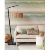 Eijffinger|Modern abstract horizontal green striped wallpaper|Stripes