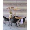 Eijffinger|Papier peint moderne rayures dégradées violet et lilas|Rayures