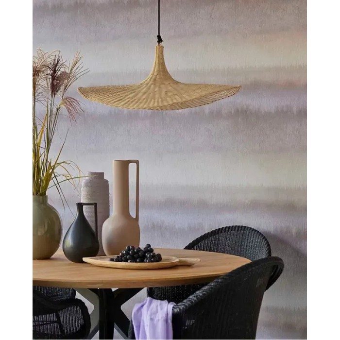 Eijffinger|Modern blurred purple and lilac striped wallpaper|Stripes