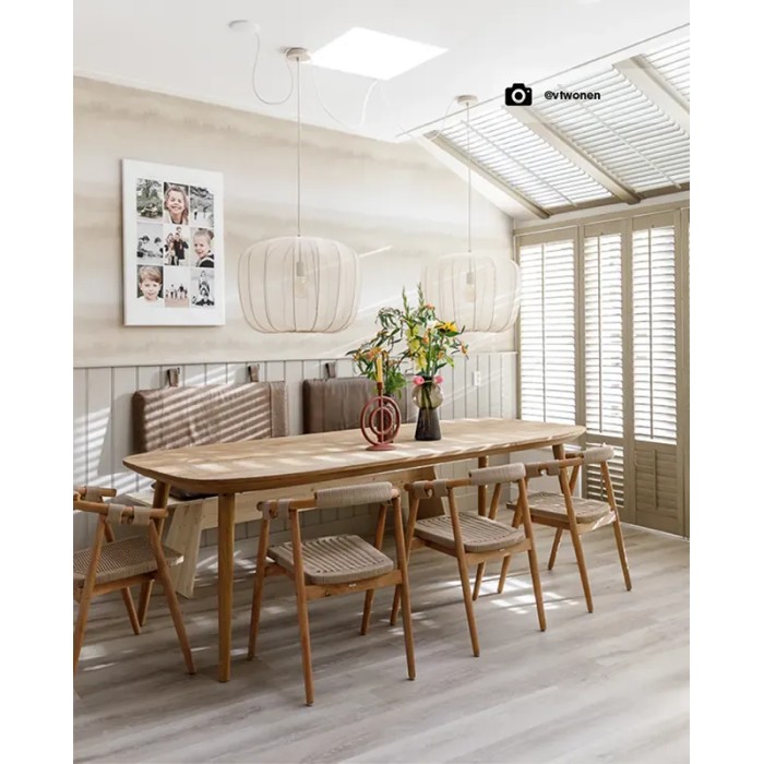 Eijffinger|Papier peint scandinave rayures dégradées beige|Rayures