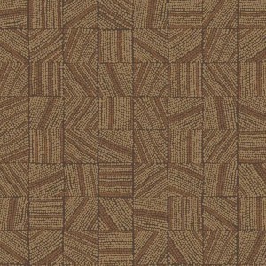 Eijffinger|Modern ethnic mosaic wallpaper with dotted pattern in blue|Checkered