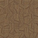 Eijffinger|Modern ethnic mosaic wallpaper with dotted pattern in terracotta brown|Ethnic