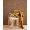 Eijffinger|Modern ethnic mosaic wallpaper with dotted pattern in terracotta brown|Ethnic