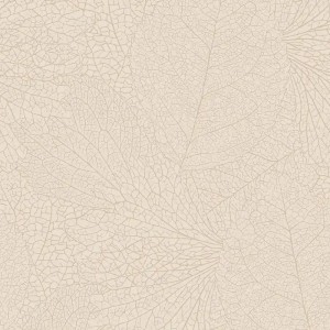 Eijffinger|Romantic rustic wallpaper with leaf veins in ochre green, glossy|Scandinavian