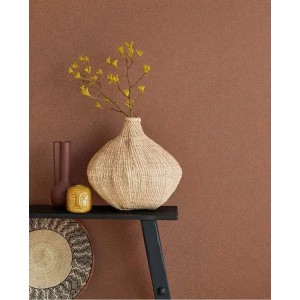 As Creation|Papier Peint grandes fleurs sur fond gris ciment|Papier Peint 2