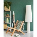Eijffinger|Papier peint scandinave nervures de feuilles vert clair brillant|Papier Peint