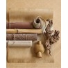 Eijffinger|Scandinavian stucco wallpaper with sand waves in taupe beige|Wallpaper