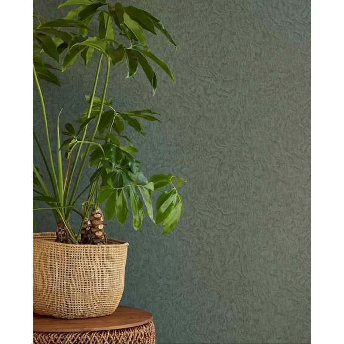 Eijffinger|Papel pintado ondas de arena estucado verde atemporal|Papel Pintado