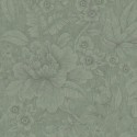 Pip Studio|Romantische Tapete mit großen gezeichneten Blumen in Salbeigrün|Rustikal