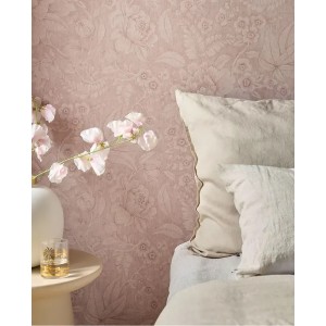 Pip Studio|Wallpaper with large terracotta flowers|Rustic 2