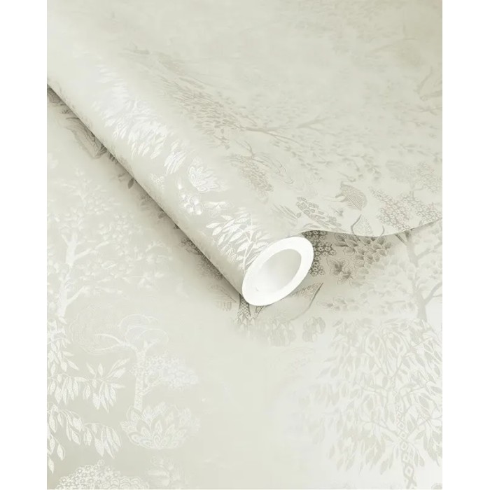 Pip Studio|Papel pintado romántico paraje forestal blanco crema|Papel Pintado