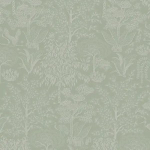 Pip Studio|Romantische Tapete mit Waldlandschaft in Terrakotta|Tapeten
