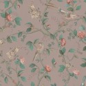 Pip Studio|Romantic wallpaper with flowers and birds in pink|Wallpaper