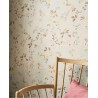 Pip Studio|Papel pintado romántico pequeñas flores japonesas beige grisáceo|Oriental