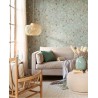 Pip Studio|Papier peint romantique petites fleurs japonaises vert|Romantique