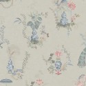 Pip Studio|Romantische Tapete mit chinesischen Porzellanvasen und Blumen in Beige|Romantisch