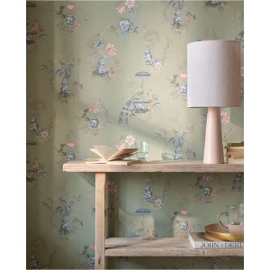 Casamance|Ethno Tapete braun Textilmosaik|Hochwertige 2