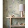 Pip Studio|Romantic wallpaper with porcelain vases and flowers in light green|Oriental