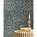 Pip Studio|Romantic damask-style floral wallpaper in blue|Romantic