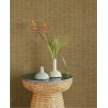 Eijffinger|Oriental ethnic wallpaper with woven bamboo in blue|Raffia Imitation