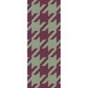 Eijffinger|Papier peint panoramique motif pied-de-poule vert et rouge|Panoramiques