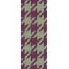 Eijffinger|Papier peint panoramique motif pied-de-poule vert et rouge|Panoramiques