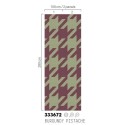 Eijffinger|Papier peint panoramique motif pied-de-poule vert et rouge|Panoramiques