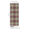 Eijffinger|Papier peint panoramique motif pied-de-poule vert et rouge|Panoramiques