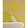 Eijffinger|Wandbild Retro gelbes Hahnentritt-Muster|Wandbild