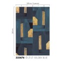 Eijffinger|Wandbild modern abstrakte Komposition blau gold|Wandbild