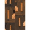 Eijffinger|Wall mural modern abstract brown gold|Wallmurals