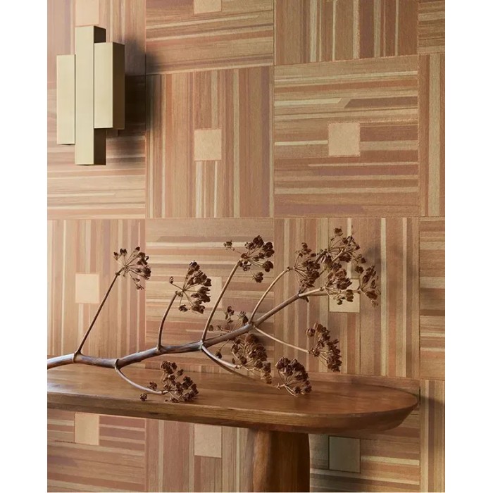 Eijffinger|Wandbild Holzeffekt Mosaik|Wandbild