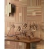 Eijffinger|Wall mural wood effect mosaic|Wallmurals