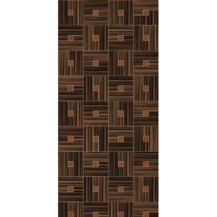 Eijffinger|Wandbild Holzeffekt mit Metallprofil|Wandbild