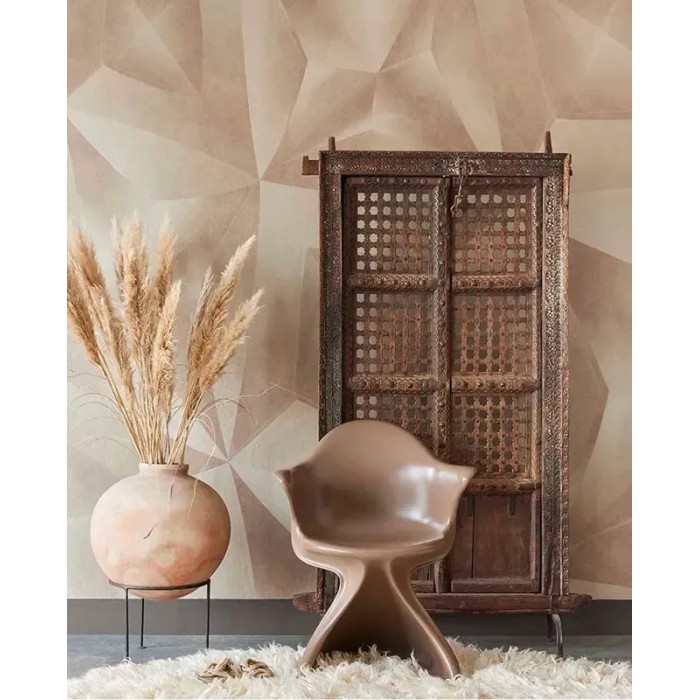 Eijffinger|Papier peint panoramique 3D cristal translucide forme diamant|Panoramiques