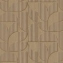 Eijffinger|Retro-ethnische geometrische Holztapete braun Maserung|Ethnisch