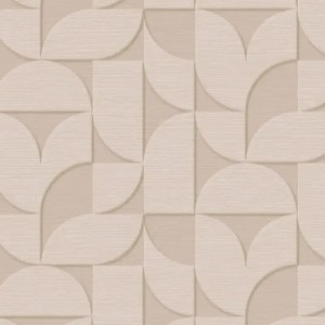Rasch|Wallpaper modern blue cones 3D effect|3D Effect