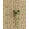 Eijffinger|Papier peint géométrique scandinave formes arrondies vert moutarde|Papier Peint