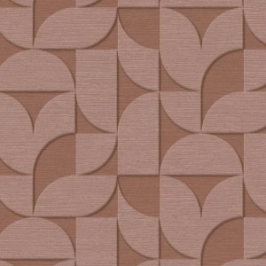 As Creation|Papier Peint losanges style rétro rose, beige|Rétro