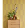 Eijffinger|Retro-modern yellow striped wallpaper|Stripes